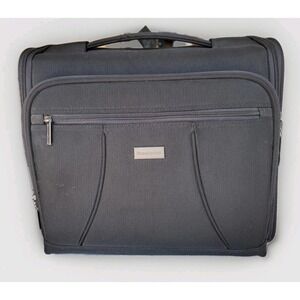 Brookstone Laptop Shuttle Padded Nylon Briefcase Black